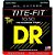 Encordoamento DR Strings Tite-Fit Guitarra 10-50 Med-Heavy - Imagem 1