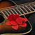 Kit 10 Palhetas Jazz Medium Guitarra Violão - Vermelha - Imagem 5
