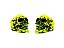 Borboleta Gorilla para Prato Caveira Neon Amarelo (2 Un) - Imagem 1