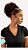 Afro Puff Cacheado Castanho Médio cor 4 - Imagem 1
