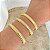 Bracelete Liso Com Borda Trabalhada - Imagem 3