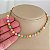 Choker 35cm Bolinhas Colorias - Imagem 1
