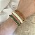 Bracelete Metal Com Acrilico - Imagem 3