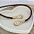 Choker 35Cm Couro Fecho De Imã Laço - Imagem 4