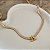 Choker 35Cm Riviera Baguete 2mm Inicial - Imagem 1