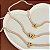 Choker 35Cm Riviera Baguete 2mm Inicial - Imagem 3