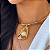 Colar Aro Desing Perola - Imagem 1