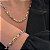 Conjunto Colar Com Pulseira Elo Kartier Mix Banho - Imagem 1