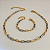 Conjunto Colar Com Pulseira Elo Kartier Mix Banho - Imagem 2