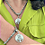 Conjunto Colar e Pulseira Entrego Confio Aceito Agradeço - Imagem 2