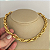 Conjunto Colar e Pulseira Elo Duplo - Imagem 3
