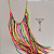 Conjunto Colar Com Brinco franja Cetim Carnaval - Imagem 8