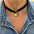 Choker 35cm Veludo Coração Cheio - Imagem 7