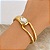 Bracelete Gota Pedra Cristal - Imagem 1