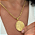 Colar 45cm Veneziana Medalha Nossa Senhora de Nazaré - Imagem 5