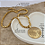 Colar 45cm Veneziana Grossa Medalha Oração Pai Nosso - Imagem 6