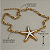 Colar 45cm Elo Corrente Estrela Do Mar Resina - Imagem 6