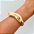 Bracelete Metal Resina Orgânico - Imagem 4