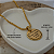 Colar 45cm Placa Mensagem Religiosa - Imagem 3