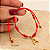 Pulseira 7 Nós Vermelha Kabbalah Proteção Com Inicial Do Nome - Imagem 5