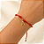 Pulseira 7 Nós Vermelha Kabbalah Proteção Com Inicial Do Nome - Imagem 2