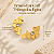 Brinco Ear Cuff Triângulos Dubai - Imagem 2