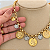 Colar 40cm Medalhas Moeda Antiga - Imagem 4