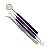 Kit Clínico Odontológico Colorido com Pinça Clínica - Ice - Imagem 1