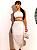 Conjunto Feminino Cropped e Saia Encanto - Imagem 1