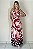 Vestido longo estampado tropical - Imagem 1