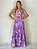 Vestido Feminino Longo Encanto Floral - Imagem 1