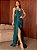 Vestido Longo De Festa Verde Oliva - Imagem 1