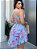 Vestido Curto Estampado com Alças Finas - Imagem 3