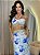 Conjunto Floral Primavera Saia Longa e Cropped - Imagem 3
