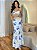 Conjunto Floral Primavera Saia Longa e Cropped - Imagem 1