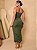 Vestido Justo Midi com Recorte e Drapeado Moderno - Imagem 2