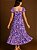 Vestido Feminino Longo Floral Roxo de Verão - Imagem 2