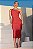 Vestido Midi Um Ombro Só com Drapeado e Caimento Fino - Imagem 4