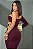 Vestido Um Ombro Só Midi com Recortes e Franzidos - Imagem 6