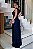 Vestido Longo com Drapeado Lateral e Recorte no Decote - Imagem 15