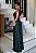 Vestido Longo com Drapeado Lateral e Recorte no Decote - Imagem 9
