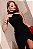 Vestido Midi Ajustado com Fenda e Detalhe no Pescoço - Imagem 5
