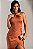 Vestido Midi Ajustado com Fenda e Detalhe no Pescoço - Imagem 12