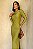 Vestido Longo Justo com Fenda Lateral e Manga Longa - Imagem 5