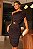 Vestido Midi Ombro Só Drapeado Poliamida - Imagem 9
