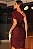 Vestido Midi Ombro Só Drapeado Poliamida - Imagem 6