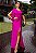 Vestido Longo Drapeado Um Ombro com Fenda - Imagem 9