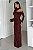 Vestido Longo Ombro Vazado Ajustado Feminino - Imagem 2