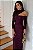 Vestido Longo Ombro Vazado Ajustado Feminino - Imagem 6
