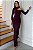 Vestido Longo Ombro Vazado Ajustado Feminino - Imagem 4